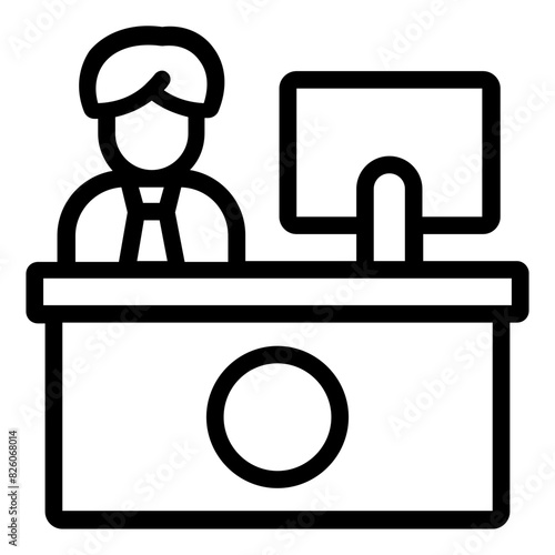 receptionist icon