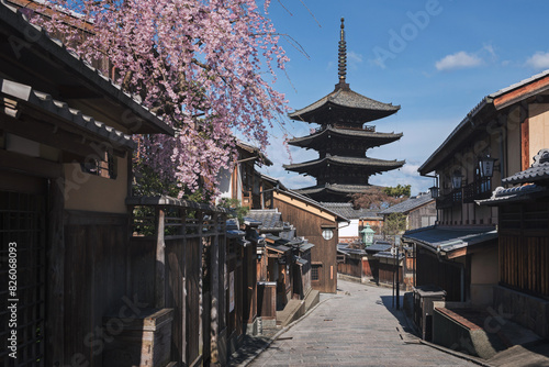 春の京都東山区