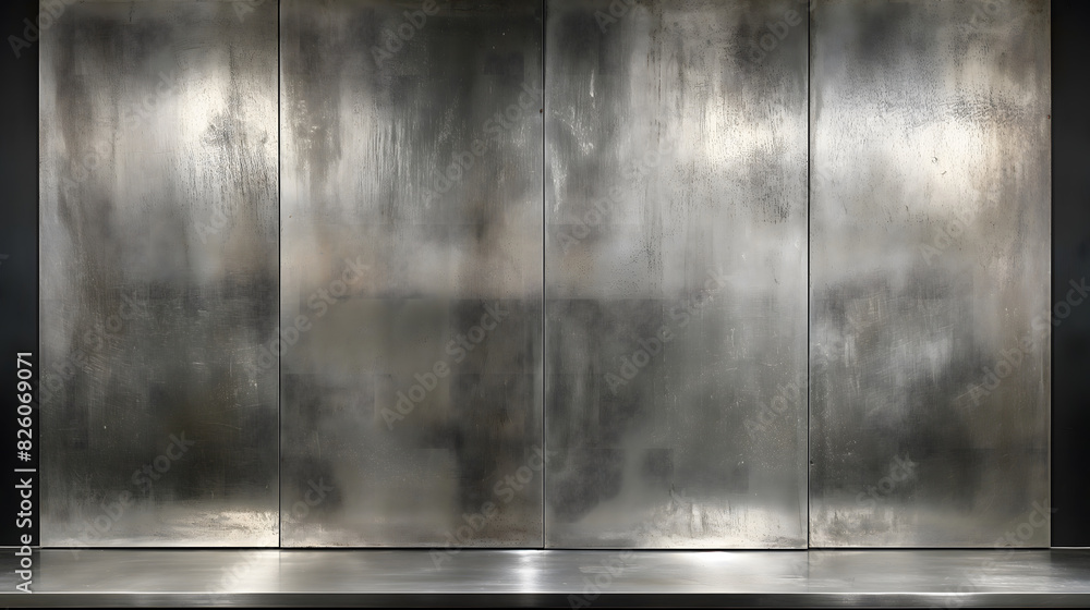 Industrial metal wall with textured surface Industrial metal wall with textured surface