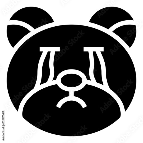 CRY,feelings,Bear,emotion,animal,08.svg