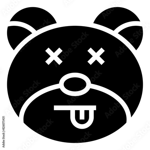 DEAD,feelings,emotion,animal,face.svg