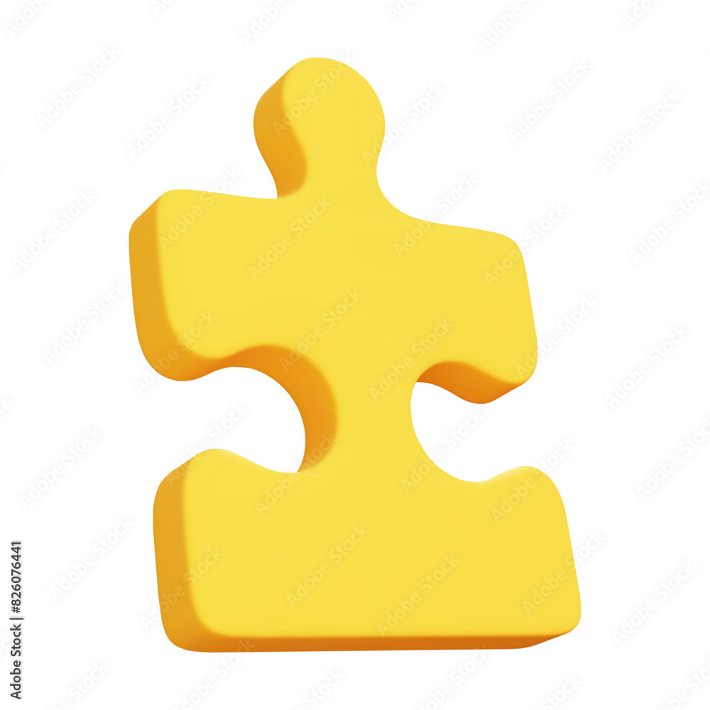 3d jigsaw puzzle piece yellow on isolated background. Stock vector illustration.
3d jigsaw puzzle piece yellow on isolated background. Stock vector illustration.