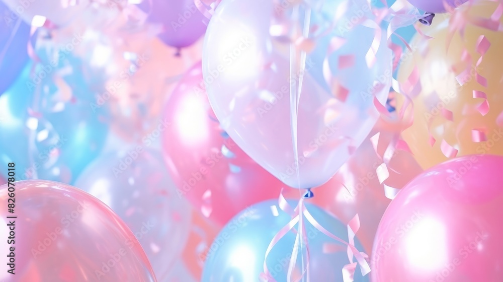 colorful party balloons background. colorful party balloons background.