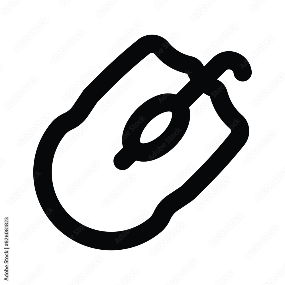 Icon of computer wireless mouse, editable vector Icon of computer wireless mouse, editable vector