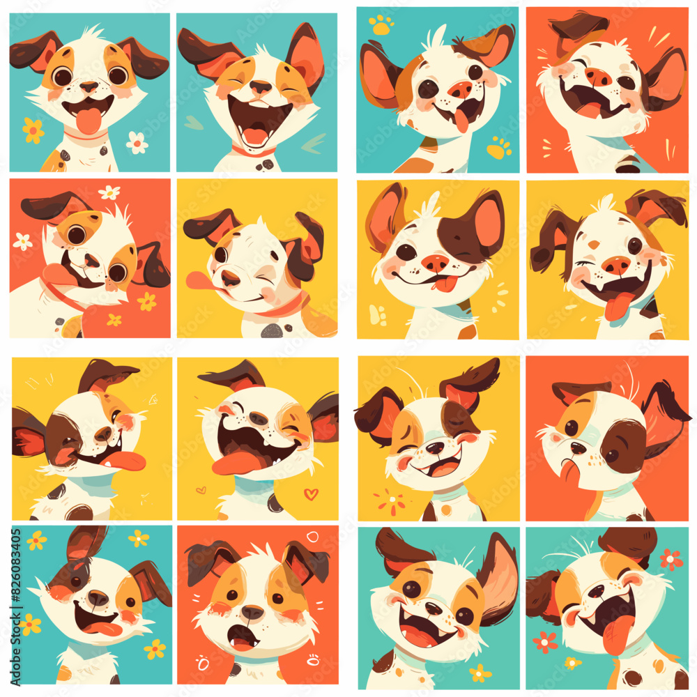 set of funny animals set of funny animals