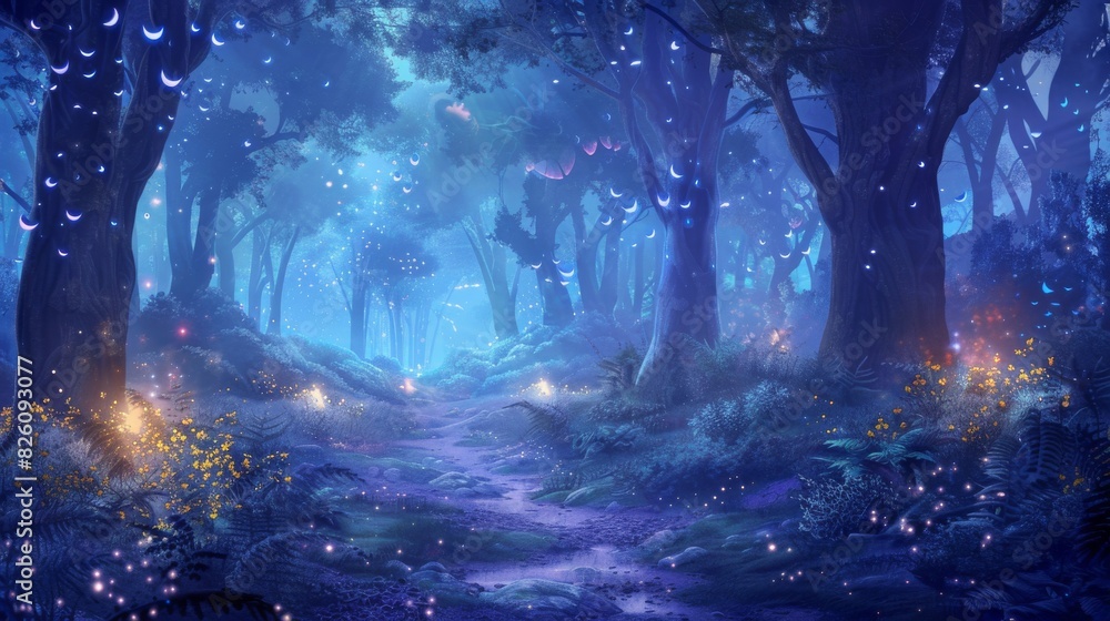 Path Through Enchanted Forest Path Through Enchanted Forest