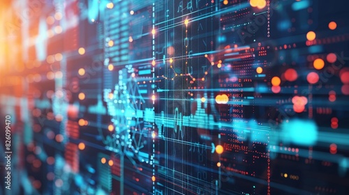 Wallpaper Mural Scientific Visualization Data Analysis: A photo showing data analysis in scientific visualization Torontodigital.ca