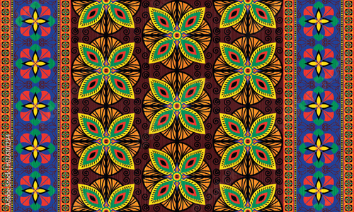 African ethnic native pattern.Traditional kente,ankara,kitenge,chitenge,capulana african wax print fabric pattern.Abstract vector motif pattern.For fabric,clothing,blanket,carpet,woven,wrap,decoration