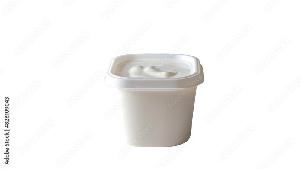 A white plastic cup with a lid, placed on a surface A white plastic cup with a lid, placed on a surface