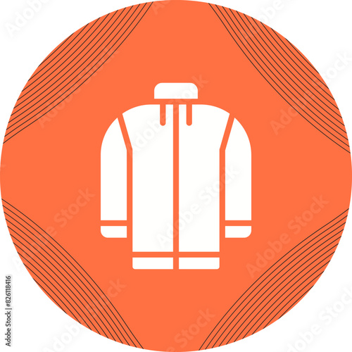 Fleece jacket Vector Icon