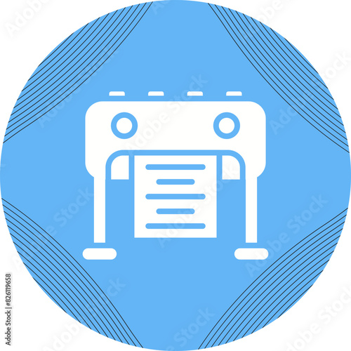 Plotter Vector Icon