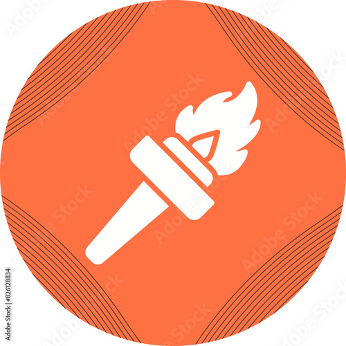 Torch Vector Icon