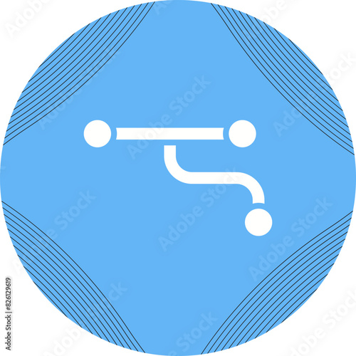 Divergence Vector Icon