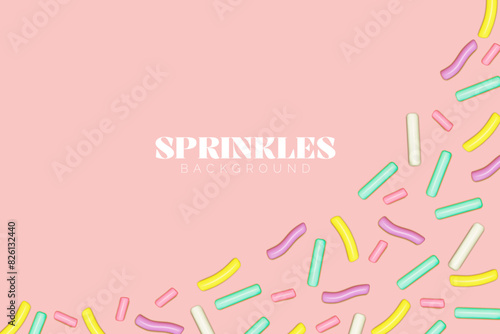 Sprinkles colorful festive design