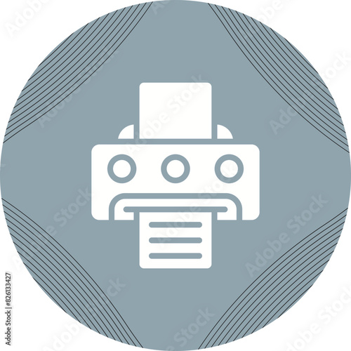 Document Print Vector Icon