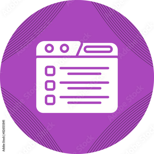 Task Manager Vector Icon