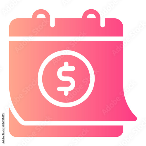 pay day gradient icon