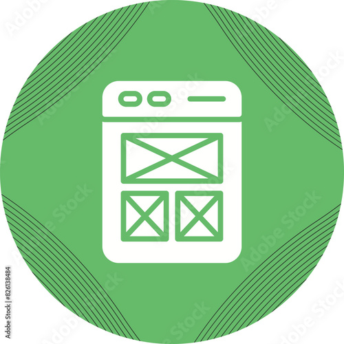 Wireframing Vector Icon