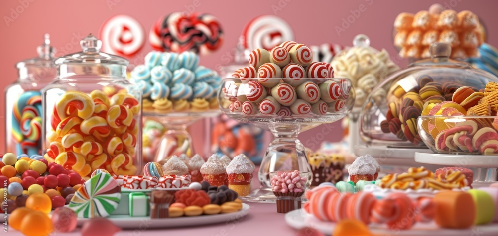 Confectionery Variety side view candy shop theme Confectionery Variety side view candy shop theme