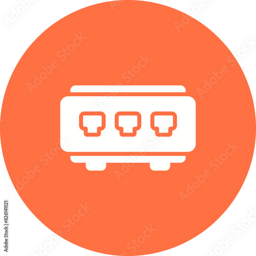 Network Switch Vector Icon