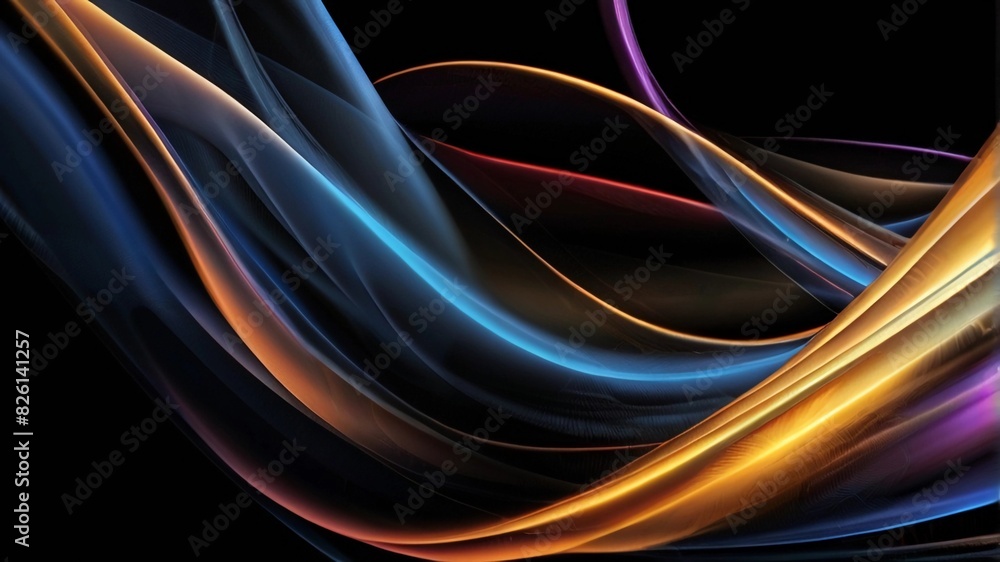 Naklejka premium lines background banner
