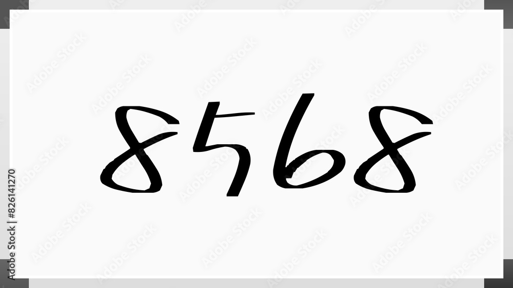 8568年のホワイトボード風イラスト 8568年のホワイトボード風イラスト