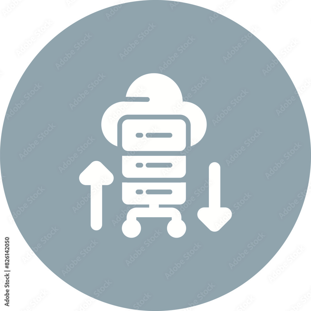 Web Server Vector Icon Web Server Vector Icon
