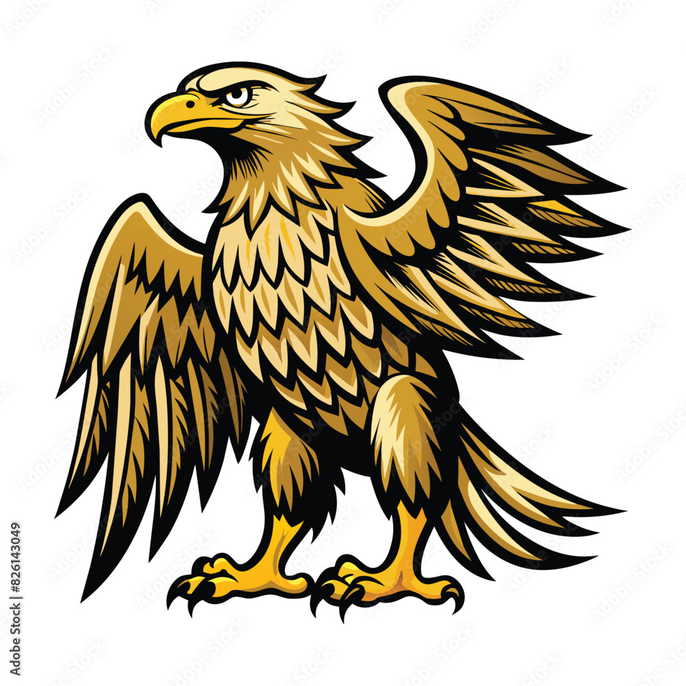 Obraz premium eagle in flight vector 