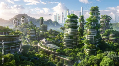 eco city powered by renewable energy sources