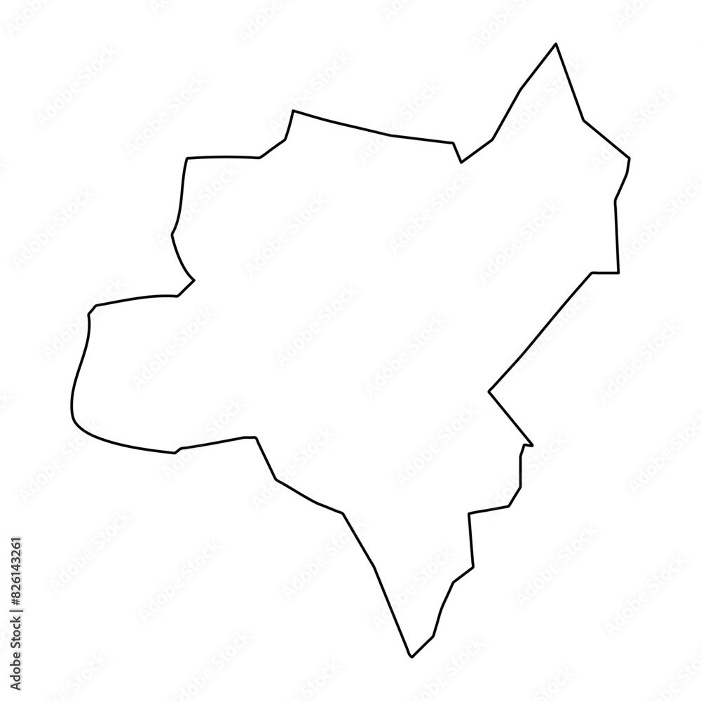 Ngeremlengui State map, administrative division of Palau. Vector illustration. Ngeremlengui State map, administrative division of Palau. Vector illustration.