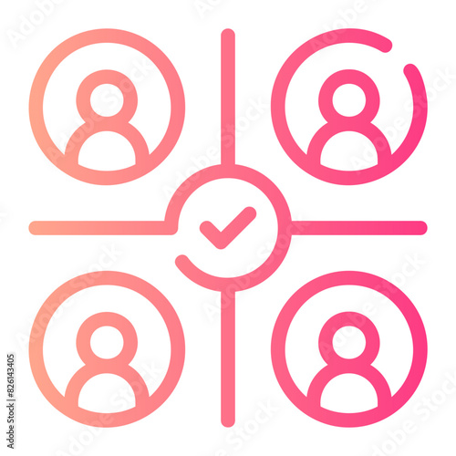 consensus gradient icon