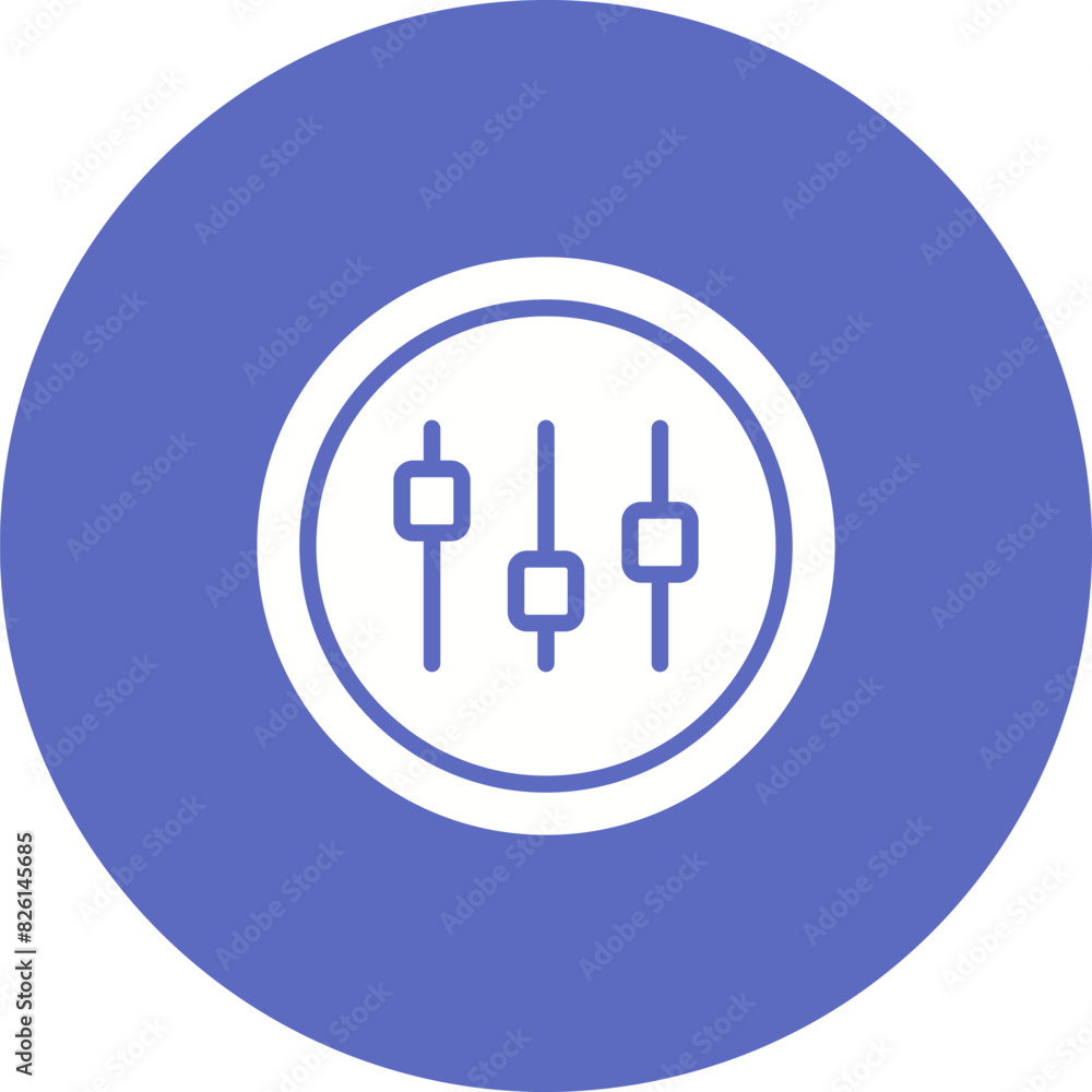Music Equalizer Vector Icon Music Equalizer Vector Icon