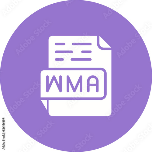 WMA Vector Icon photo