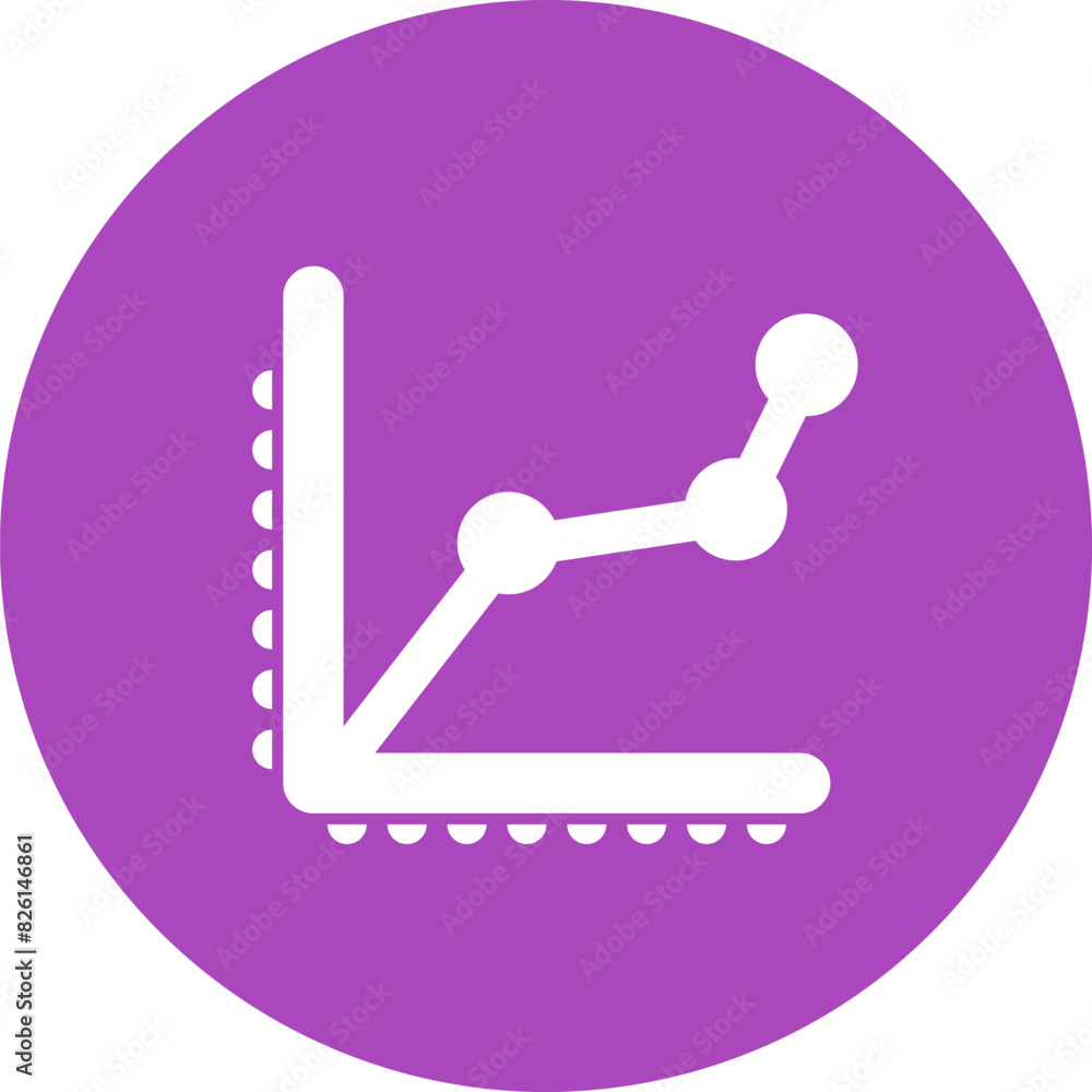 Line Chart Vector Icon Line Chart Vector Icon