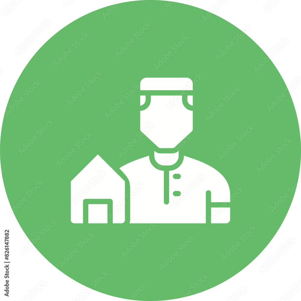 House Owner Vector Icon House Owner Vector Icon