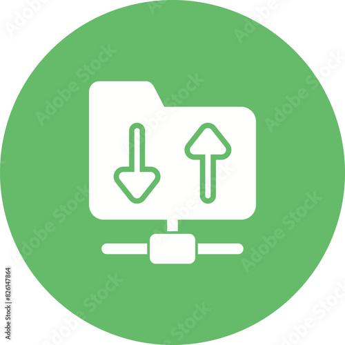 FTP Hosting Vector Icon