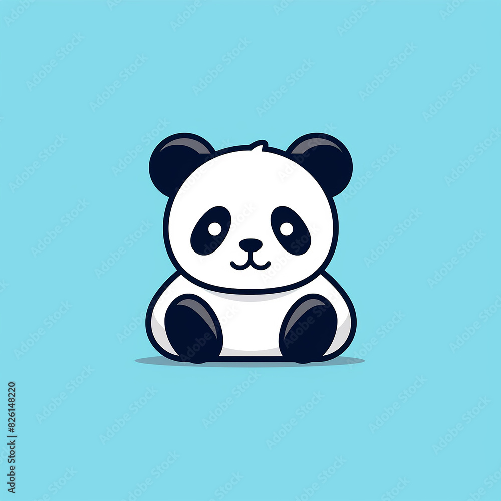 Pogo_Panda_Panda_bouncing_on_a_pogo_stick_Modern_Line Pogo_Panda_Panda_bouncing_on_a_pogo_stick_Modern_Line