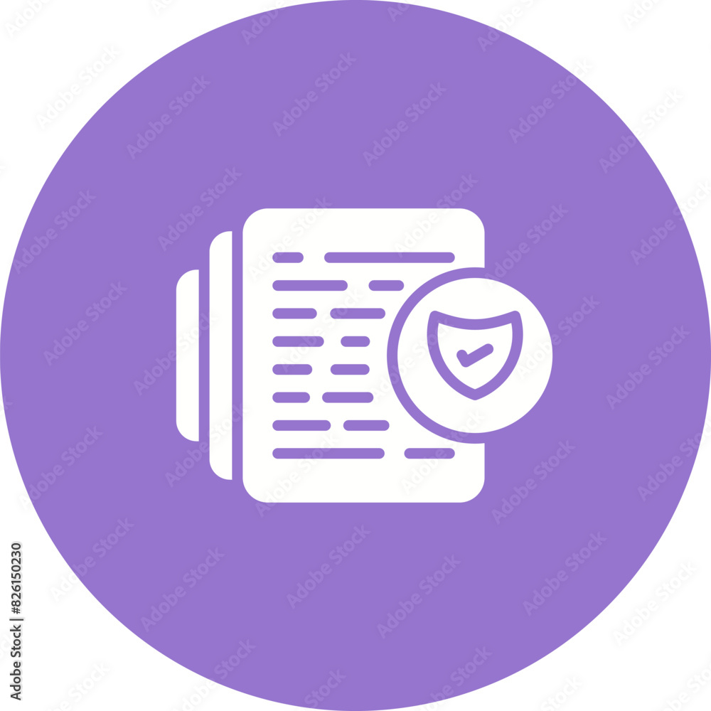 Document Compliance Vector Icon Document Compliance Vector Icon