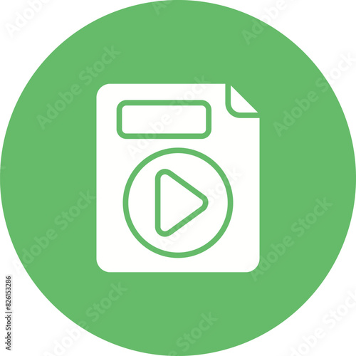 Video File Vector Icon