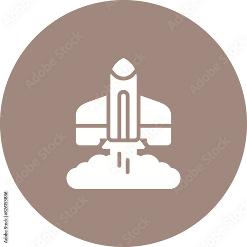 Rocket Launch Vector Icon