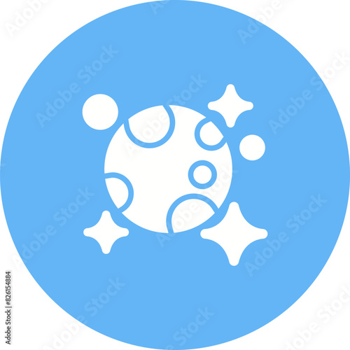 Moon And Stars Vector Icon