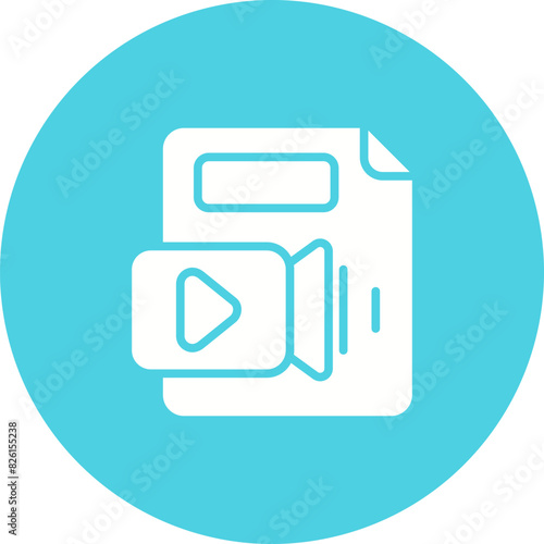 Video File Vector Icon