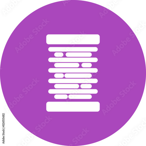 Center Alignment Vector Icon