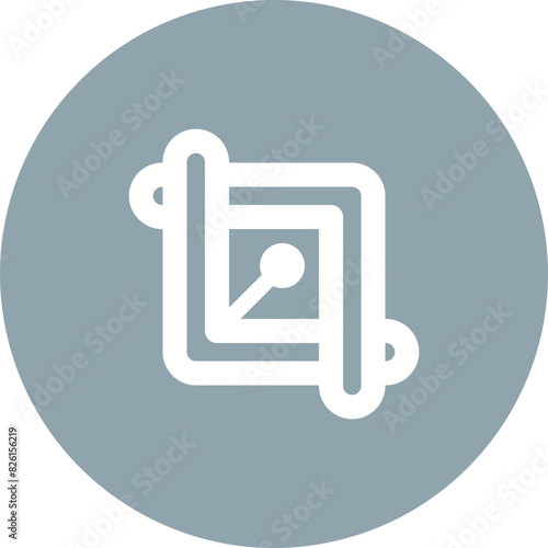 Crop Vector Icon