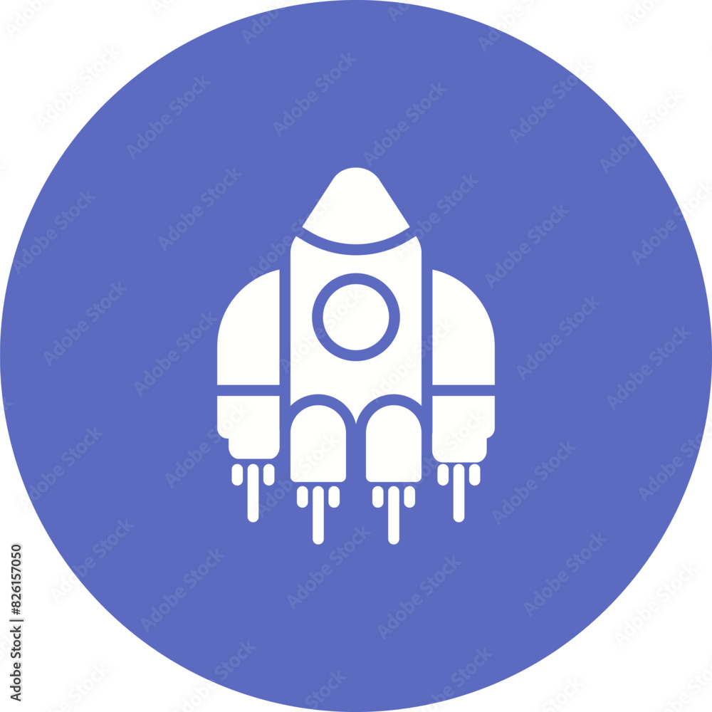 Obraz premium Spaceship Vector Icon