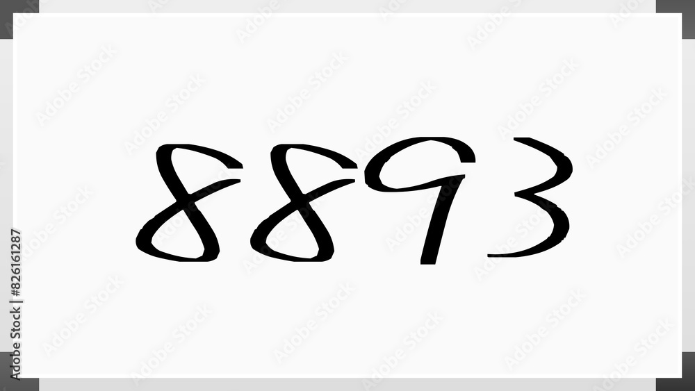 8893年のホワイトボード風イラスト 8893年のホワイトボード風イラスト