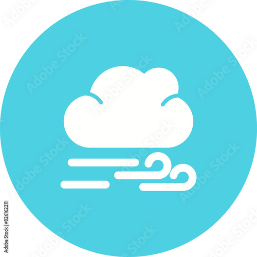 Windy Vector Icon