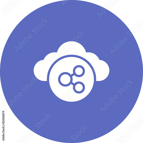 Cloud Computing Vector Icon