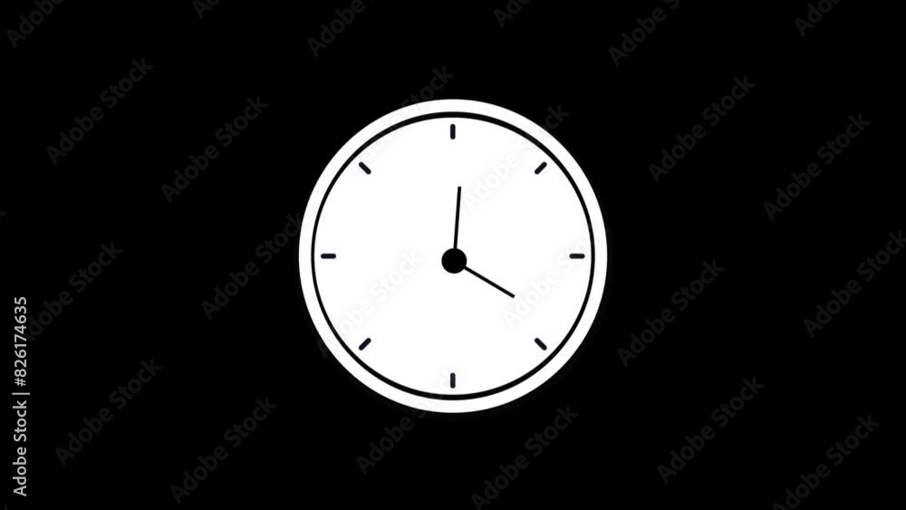 wall clock isolated on black wall clock isolated on black