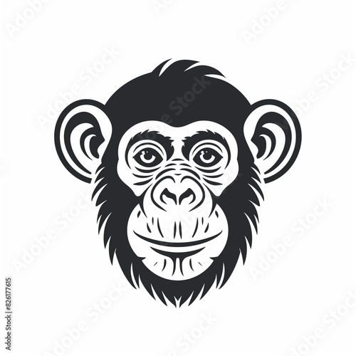                             Simple Logo of a Monkey Generative AI